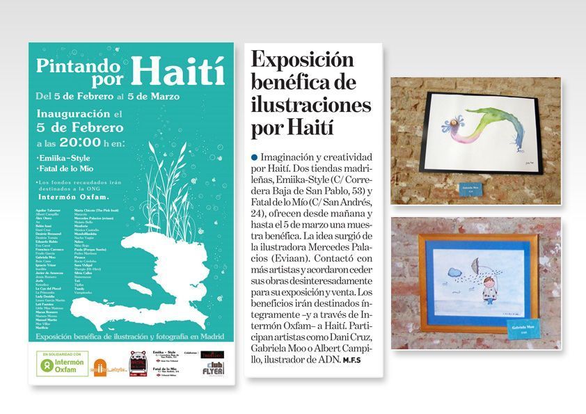 Pintando por haiti
